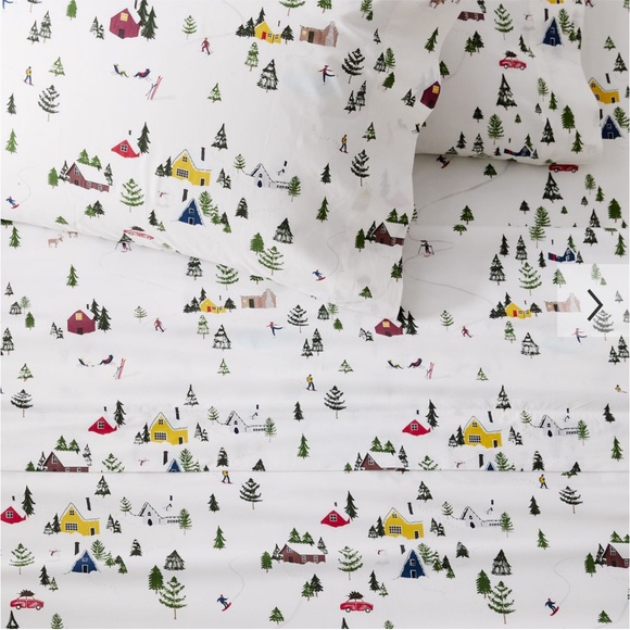 West Elm Holiday Sheet Set - Picture 3 of 3